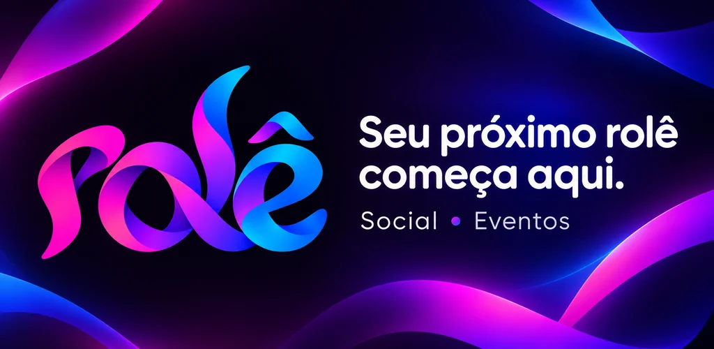 Identidade visual do Rolê: descubra, saia, conecte-se